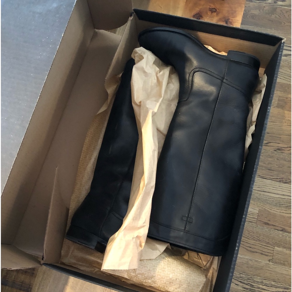 Frye Cara Roper Leather Riding Boots